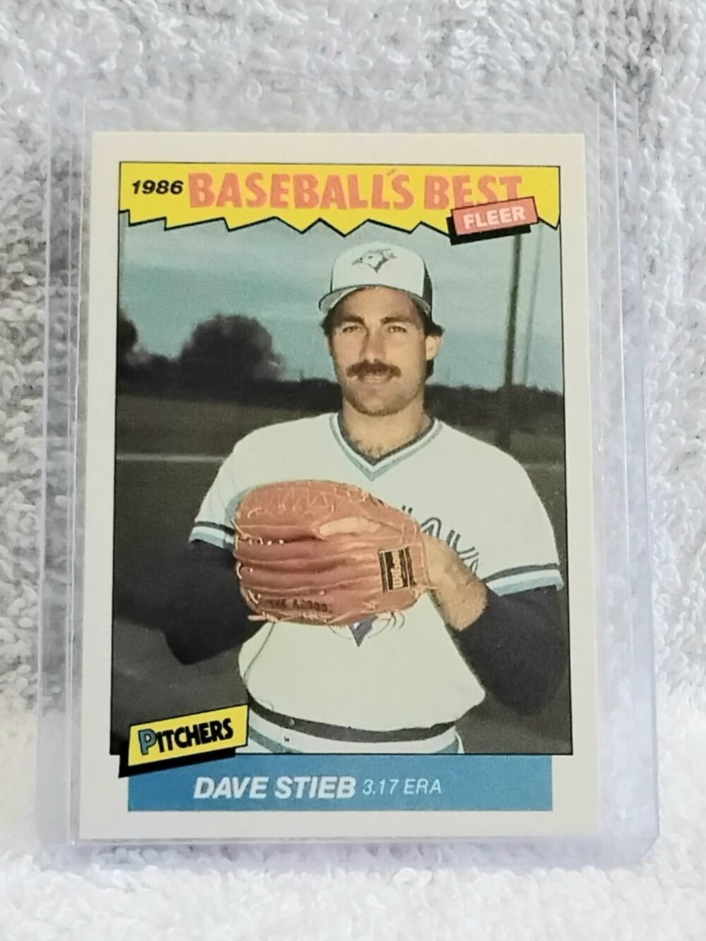 5/$20 Mint 1986 Fleer Dave Stieb Baseball's Best Pitchers MLB Card 37!!